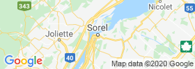 Sorel Tracy map